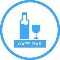 Unique Drinks Cafe Vector Icon