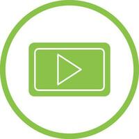 Unique Video Communication Vector Icon