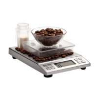 Coffee Scale isolated on background with Generative AI png