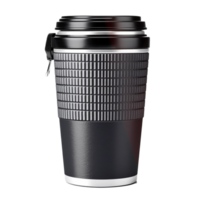 café viagem caneca isolado em fundo com generativo ai png