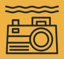 Underwater camera Vector Icon Design