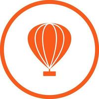 Hot Air Balloon Vector Icon