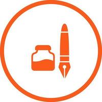 Ink and Pen Vector Icon