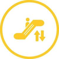 Escalator Vector Icon