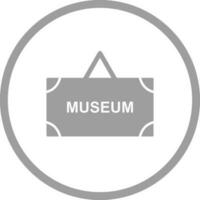 Museum Tag Vector Icon