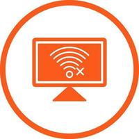 Disconnected Network Vector Icon