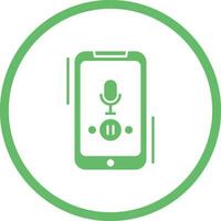 Voice Record Vector Icon