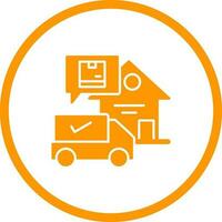 Package Receiving Vector Icon