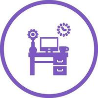 Work Table Vector Icon