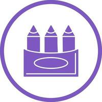 Crayons Vector Icon
