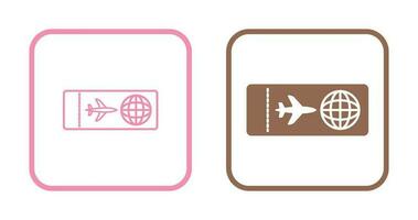 Plane Tickets Vector Icon