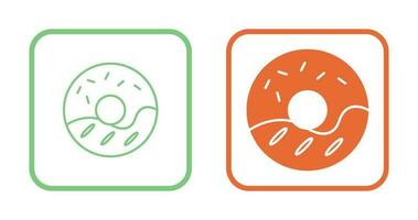 Cream Doughnut Vector Icon