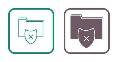 Vulnerable Folder Vector Icon