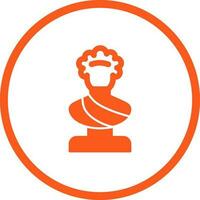 icono de vector de estatua