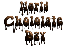 Chocolate Dessert for Chocolate Day PNG Transparent Background