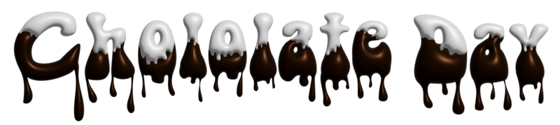 Chocolate Dessert for Chocolate Day PNG Transparent Background