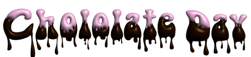 Chocolate Dessert for Chocolate Day PNG Transparent Background