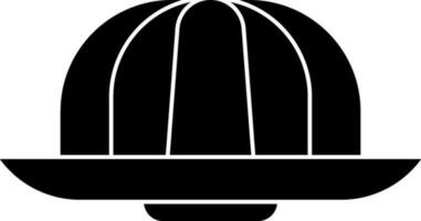 Glyph icon of jelly in Black and White color. vector