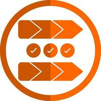 Value chain Vector Icon Design