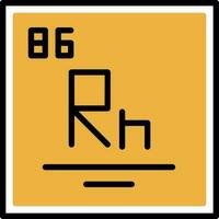 Radon Vector Icon Design