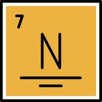 Nitrogen Vector Icon Design