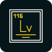 livermorium vector icono diseño