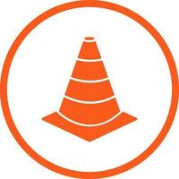 Unique Cone Vector Icon