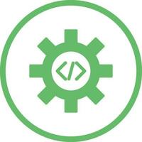 Unique Code Optimization Vector Icon
