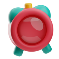 kindergarten clock illustration 3d png