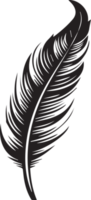 mano dibujado Clásico pluma logo en plano estilo png