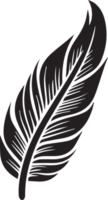 mano dibujado Clásico pluma logo en plano estilo png