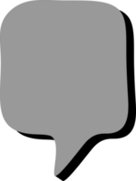 speech bubble illustration. colored text bubbles. free png