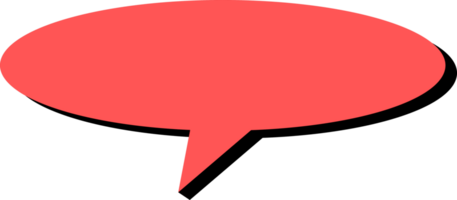 speech bubble illustration. colored text bubbles. free png