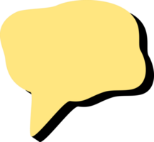 speech bubble illustration. colored text bubbles. free png