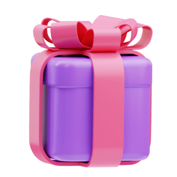 presente caixa aniversário 3d ilustração png