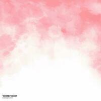 pink watercolor abstract background design vector