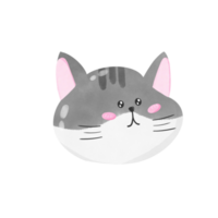 cabeza pequeño grasa gato png