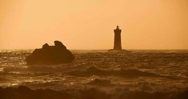 Lighthouse la Vieille at in France photo