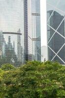 Hong Kong modern city in China photo