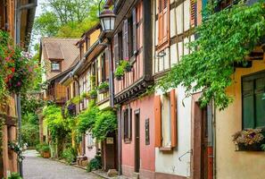 Scenery of Alsace region in France photo