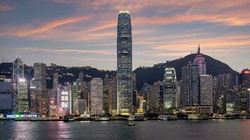 Hong Kong modern city in China photo