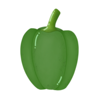 vert cloche poivre dessin animé dessin png