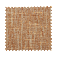 marron en tissu échantillon échantillons texture isolé avec coupure chemin png