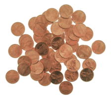 ett cent mynt transparent png