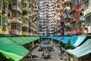 hong kong moderno ciudad en China foto