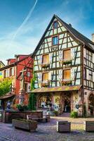 Scenery of Alsace region in France photo