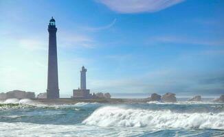Lighthouse at Plouguemeau in France photo