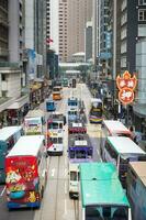 hong kong moderno ciudad en China foto