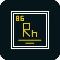 Radon Vector Icon Design