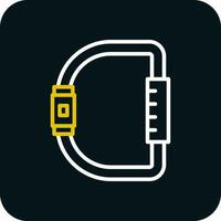 Carabiner Vector Icon Design